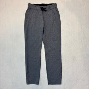Lululemon On The Fly Pant *28" Women's Sz 4 Gray Heathered Medium Rise Athletic